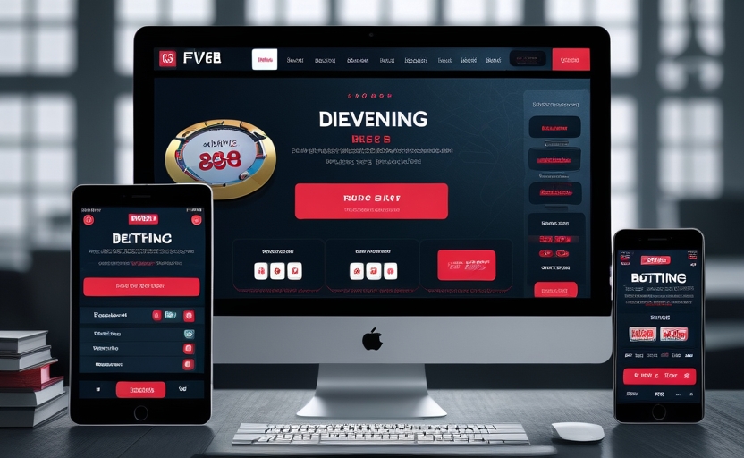 Giao diện cá cược FIVE88 trên desktop và mobile với các sảnh game đa dạng